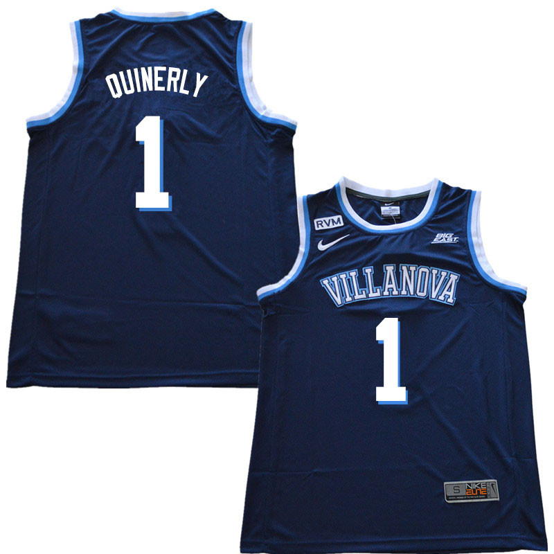 2018 Men #1 Jahvon Quinerly Villanova Wildcats College Basketball Jerseys Sale-Navy - Click Image to Close